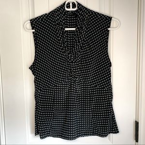 The Limited 100% Silk Sleeveless V-Neck Blouse